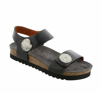 Sandále Birkenstock Luckie Kozene Damske Čierne | SK 159PJJ